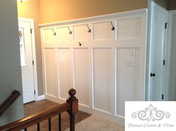 Denver Crown Molding, Window Trim, Wainscot, Chair Rail, Wall Frames Entryway