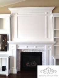 Denver Crown Molding, Window Trim, Wainscot, Chair Rail, Wall Frames Crown Fireplace Upper Wall Trim